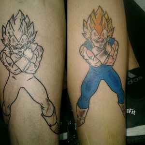 #tattoosbyleo #dbz #dragonballz #vegeta #supersaian #saian #tatuadorargentino#tattooartist
