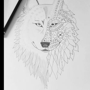 #doodle #tattoo #apprentice #wolf #art #pencile #drawing