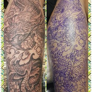 #dragon #chinese #tribalmike #adelaidetattoos #neotat #blacandgrey #tattooist #Tattoodo #tattoogallery