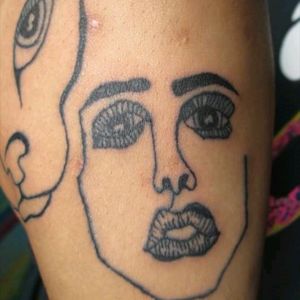 #disclosure #face #black #byMe tattoo for my brother