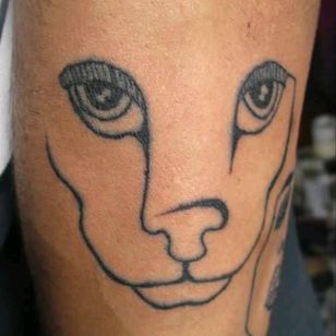 #disclosure #face #Linx #caracal #black #byMe tattoo for my brother