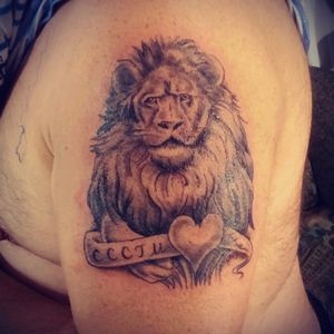 #tattoo #lionandcrow