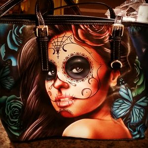 Day of the Dead....... My new tote.