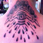 Another eye on the back of my neck #allseeingeye #neck #inkedandsexy #inked4life