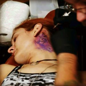 Gotta love the feel of a tattoo needle! I fell asleep