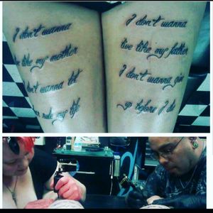 #fanart #thigh #thightattoo #tattoo #tattoos #script