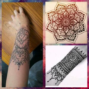 My #meagandreamtattoo would be a continuation of my existing #forearm tattoo. I'd like to continue the #henna style all the way up my arm and end with a #mandala on my #shoulder