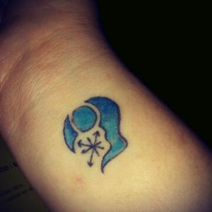 This is my nerdy tat from a table top game i play with my hubby and friends #nerd!