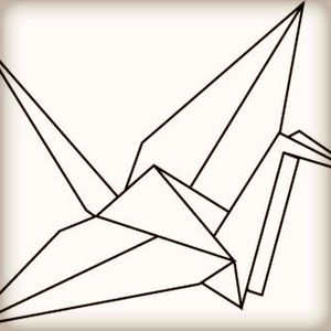 My next tattoo.Collarbone, left side.One of my favorite stories is an old Japanese tale and 1000 Paper Cranes.