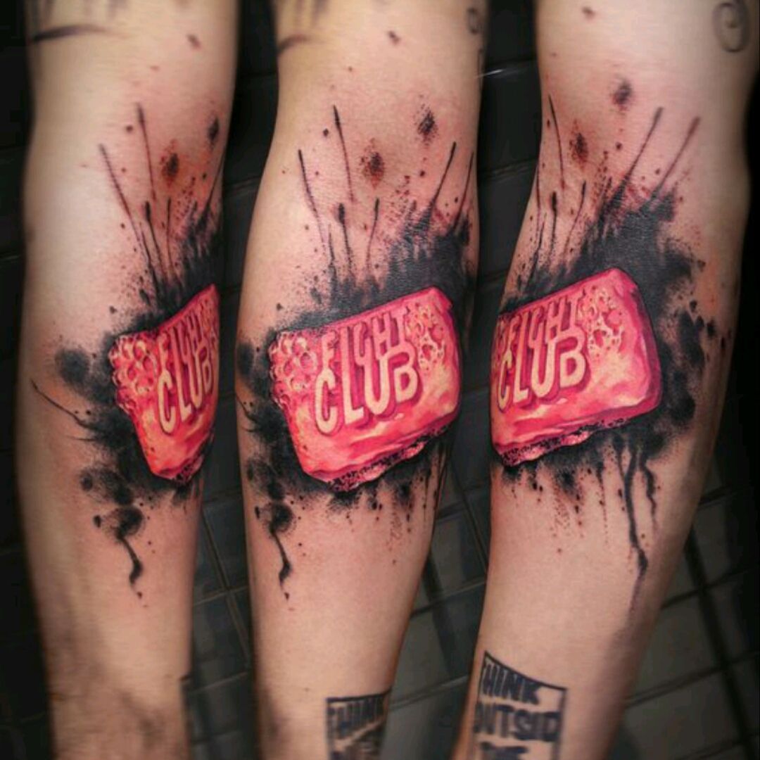 Tattoo uploaded by Mateus Leite • Fight Club tattoos are really a hard  thing to do, there are so many great quotes and scenes on this movie, that  you really have trouble