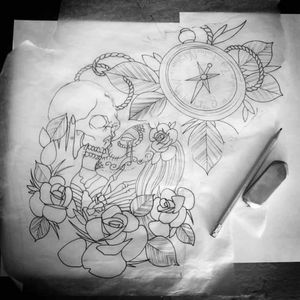 drawing of my forearm