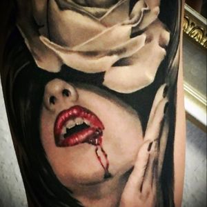 #meagandreamtattoo #VampireObsessed I've always wanted a vampire tattoo.  I think Meagan would blow this out the park!