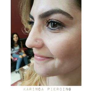 Nose Piercing instagram.com/karincatattoo #piercing #nosepiercing #piercings #piercingaddict #piercinglove #PiercingLovers