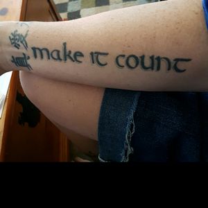 Motto for life.. just make it count