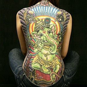 Ganesha also known as Ganapati and Vinayaka, is one of the ... Although he is known by many attributes, Ganesha's elephant head makes him easy to identify.  #meagandreamtattoo