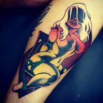 Pinup tattoo by Onnie O'Leary #onnieoleary #cheeky #nsfw #nude #pinup #sex #australia #bdsm #bondage #comicstattoo #comic