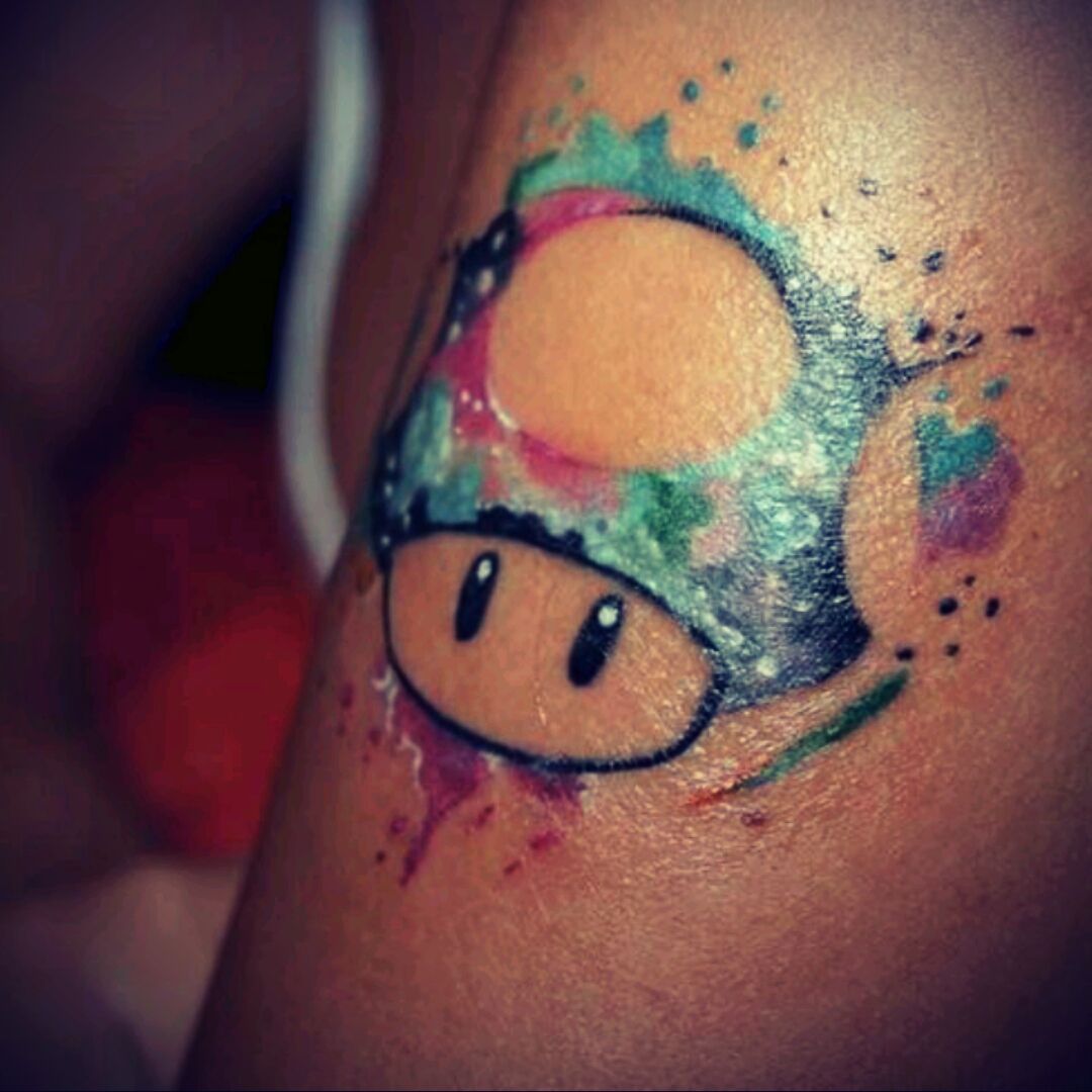 1UP Mushroom Tattoo by Fakiezero on DeviantArt