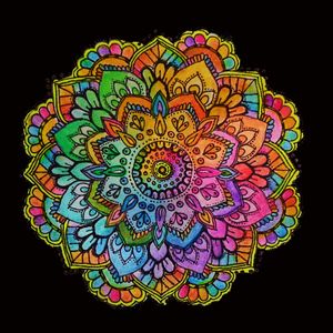 Love this colored mandala... Represents a differents moments in my Life... Its a #megamdreamtattoo