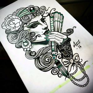 Another one available! #oldlines #uktta2016 #tattoodo #uktta #handtattoos #real_traditional #neotraditionaltattoo #neotrad #tattoosnob #neotrad #neotradsub #ntgallery #thenewtraditionalistseurope #tattooartistmagazine #liverpooltattooartist #liverpooltattoo #tattooliverpool #tattooworkers #tattoo_work #inkjunkies #the_best_tattoos_magazine #sketch #tattoodesign #neotradart #ladyheadtattoo #gypsyheadtattoo#killerink #eikon #fusioninktattoo