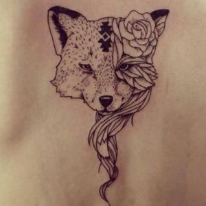 My #megandreamtattoo is a wolf and peonies version of this beautiful one !