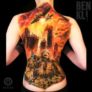 #megandramtattoo #dreamtattoo #fullcolor #fullcolors #color #colorful #hyperealism #realism #realistic #watercolor #apocalypse #plane #air #zombie #fullback #backpiece #tattoo #colors #coloured #epic #ink #art #tattooart #artwork #inked #tattoos #tattooed #Tattoodo