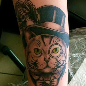 #inkedcat#tattoolove #mywork #catttattoo #kittentattoo #inked