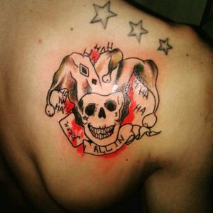#tattoosbyleo #comictattoo #tattooed #SuicideSquad #tattooartist #whysoserious #tattooartwork #tatuadorargentino #Colortatoo #Joker #batman #hahaha