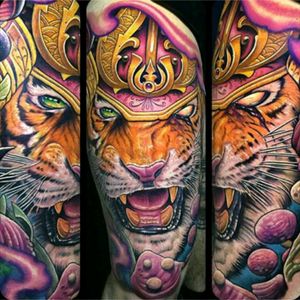 #tattoo #tatuajes #animal #tiger #best #king #beautiful #color #pop #greeneyes #wild