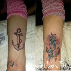 #watercolor #saintlouistattoo #luistattoo69 #inked #tanapele #tattooedgirls #tattoolife #delicatetattoos #aquarela