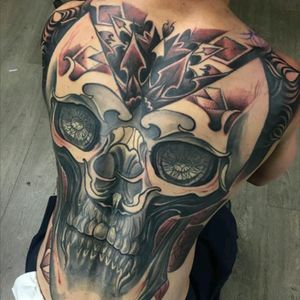 #tattoos #integral #body #dos #skull #boy #tatuajes