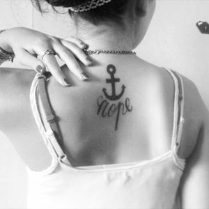 Mon premier tatouage, une signification importante. My first tatoo #myfirst#tatoo#hope#ancre