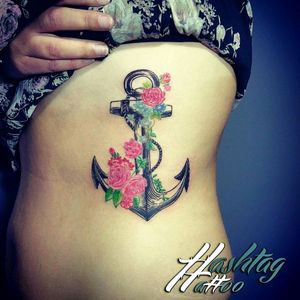 #ankertattoo #anker #flower #Tattoodo #Anker #tattoo_art_worldwide #tattoo_artwork