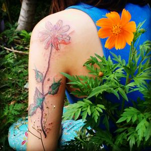 Watercolor Flower #flower #watercolor #aquarela #tattoo #tatuadoresbrasileiros #tatuadora #flor