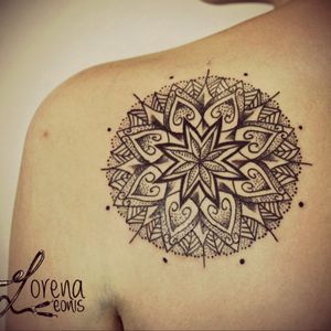 Mandala by Lorena Leonis in spain Alicante #mandala#mandala_tattoo#bylorena#lorenaleonis#spain