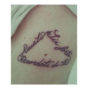 My tattoo by MissMiss Machine Tattoo (Italian tattoo artist) #italiaink  #italiantattooartist #write #triangleglyph  #missmissmachinetattoo #italiangirl