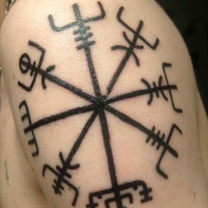 Vegvisir tattoo on my left arm, done in Prague at Nonametattoo#vegvisir #rune #viking #norse #prague #nonametattoo