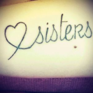 First tattoo I share with my sister #sister's #siblingtattoos #closebond