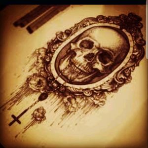 #meagandreamtattoo if only I could cover my existing skull with something more feminine!