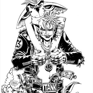 I would love too have my old cartoon hero Tank Girl on my left upper arm... #megaandreamtattoo