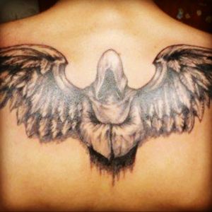 #megandreamtatoo But with larger wings and cloak going down to the bottom of the back