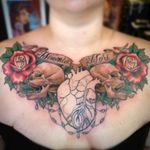 Instead of the skulls I would want it to be hands holding the heart like a Claddagh ring. #megandreamtattoo #claddagh #ink