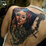 #portait #mandala #ornament #ornamental #fineline #linewoek #backpiece #black #ink #inked #art #tattooed #tattoos #tattoo #dreamtattoo #Tattoodo #dark #nice