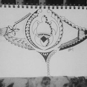 Im new to the tattoo world and designed this for myself , but its yet to be completed. ❤❤