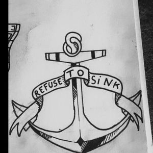 Planned october 22nd.#anchor #traditional #tattoodrawing