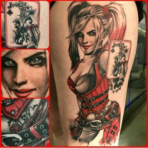 Great tattoo by #Sausage  Can't wait for my #HarleyQuinn tattoo in November from him!