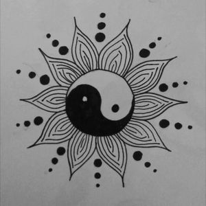 Getting this #today#yinyang #flower