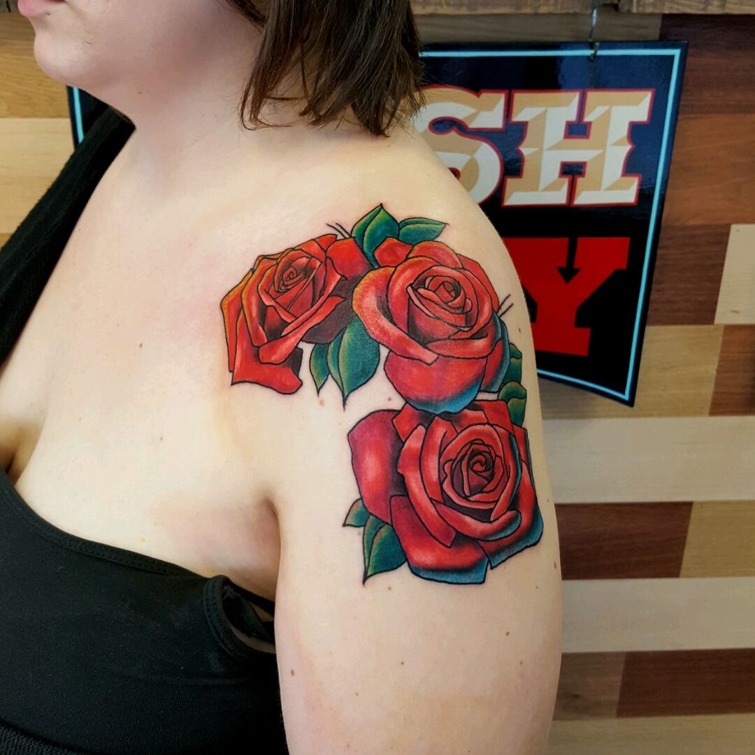 19 Shoulder Rose Tattoo Ideas Designs And Meanings In 2023   Spiritustattoocom  Rose tattoo cover up Rose tattoos for women Tattoos  for women