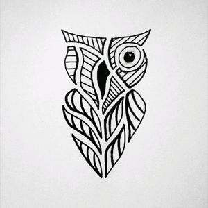 Owline #owl #selftaughtartist #draw #ink #tattoo #black #line #blackwork #owltattoo