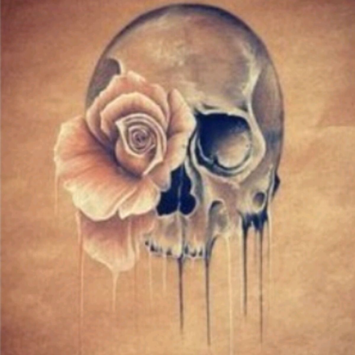 Цветок из черепа