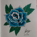 #rose #blue #roses #american #traditional #traditional_tattoo #flash #design #sketch #croquis #flower #fleur #draw #drawing #dessin